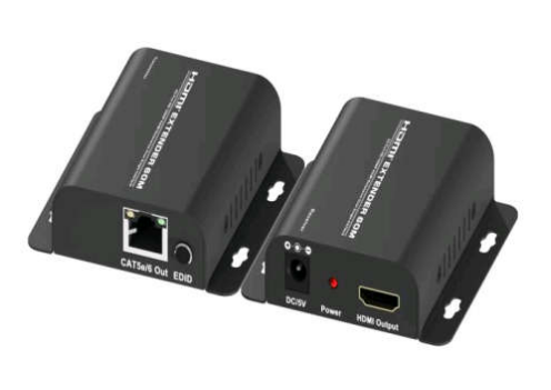 Комплект передачи HDMI сигнала по витой паре на 60 метров HM-ED60 