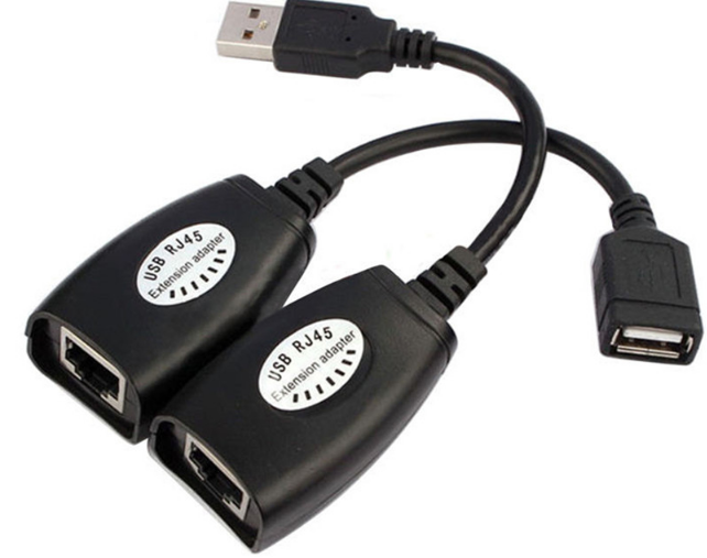 Комплект передачи USB по витой паре RJ45 HM-VC332