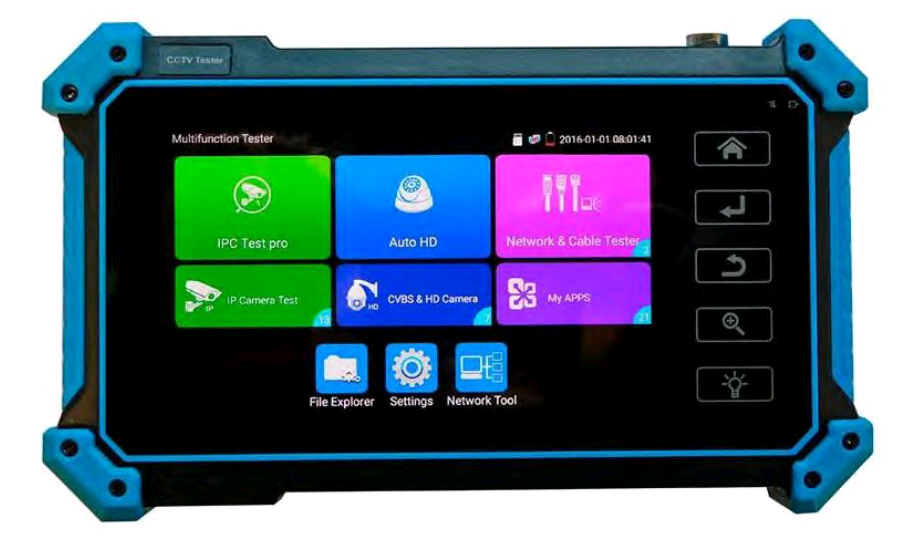 тестер систем видеонаблюдения IP/CVI/TVI/AHD, 5.4'' сенсорный экран IPS EVT-5100 Plus
