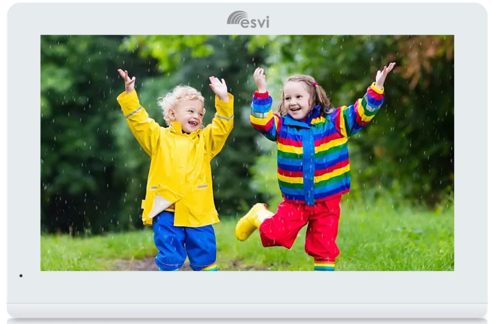 цветной FHD (1080P), 7 видеодомофон на две вызывные панели, слот microSD EVJ-73-FHD 