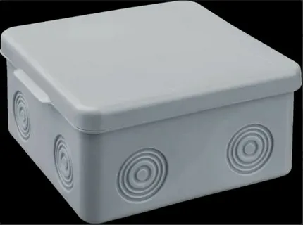Коробка распаячная 100х100х50 с входами IP55
