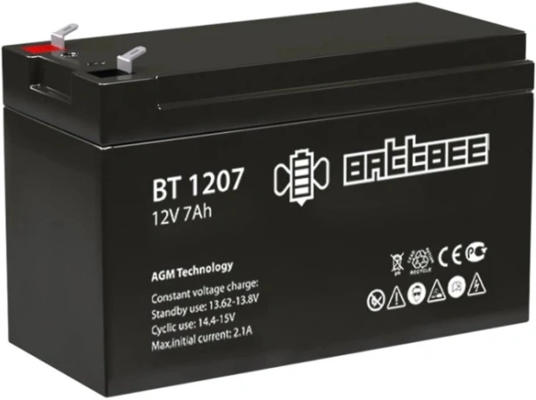 Аккумуляторная батарея 12В, 7А*ч BT 1207 BattBee