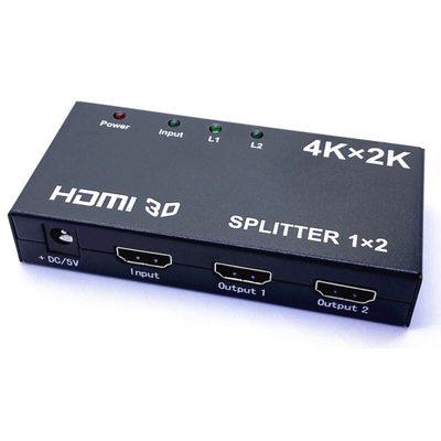 Сплиттер HDMI 1 вход 2 выхода, разрешение до 3840x2160/30Гц HM-VC102S 