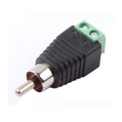 Разъем RCA (папа) под винт. RCA-08M