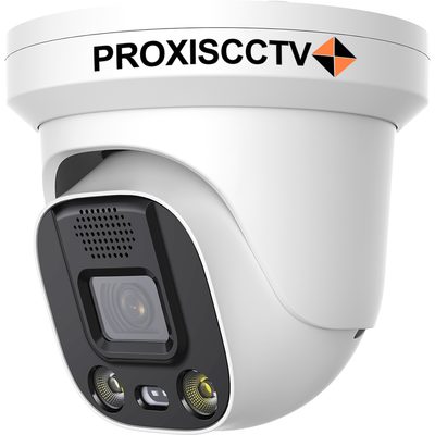 Купольная уличная IP видеокамера, 5.0Мп, f=3.6мм, POE, микрофон, SD PX-IP-DX30-SN50-P/M/C-DL (BV)