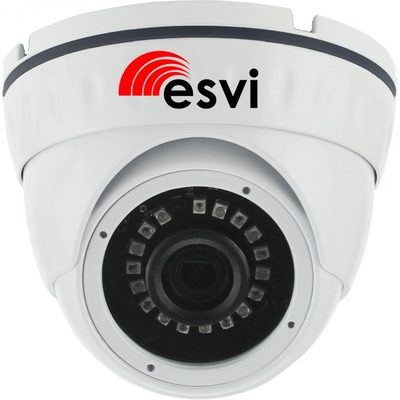 Купольная уличная IP видеокамера, 5.0Мп, f=2.8мм, POE, микрофон EVC-IP-DN5.0-CG-P/M (XM) 