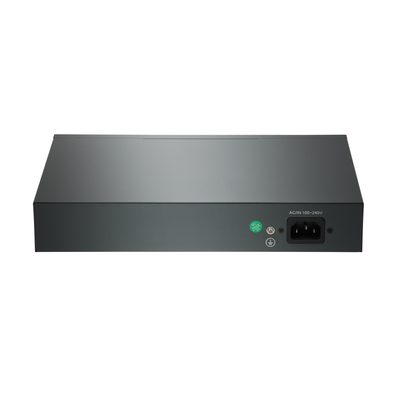 коммутатор 16 PoE*100Мбит/с + 2*1000Мбит/с + 1SFP*1000Мбит/с, металл POE-H162G1F 