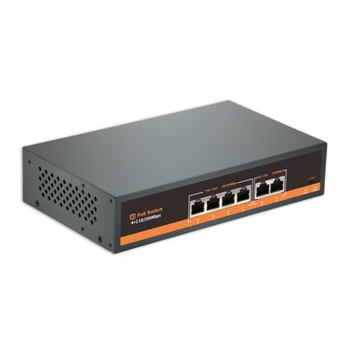 коммутатор 4 PoE*100Мбит/с + 2*100Мбит/с, WatchDog, металл POE-H42 