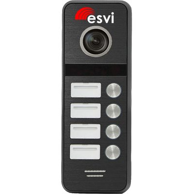 EVJ-BW8-4 AHD(b) вызывная панель на четыре абонента к видеодомофону, AHD (720P) / CVBS, цвет черный