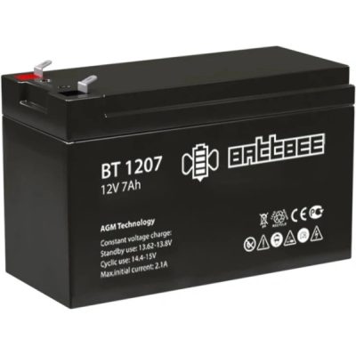 Аккумуляторная батарея 12В, 7А*ч BT 1207 BattBee